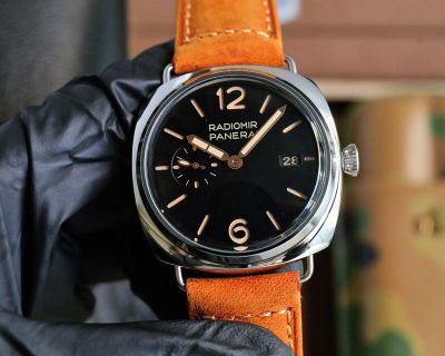 Panerai 2555 Movement BMG-TECH Men Orange Strap Watch